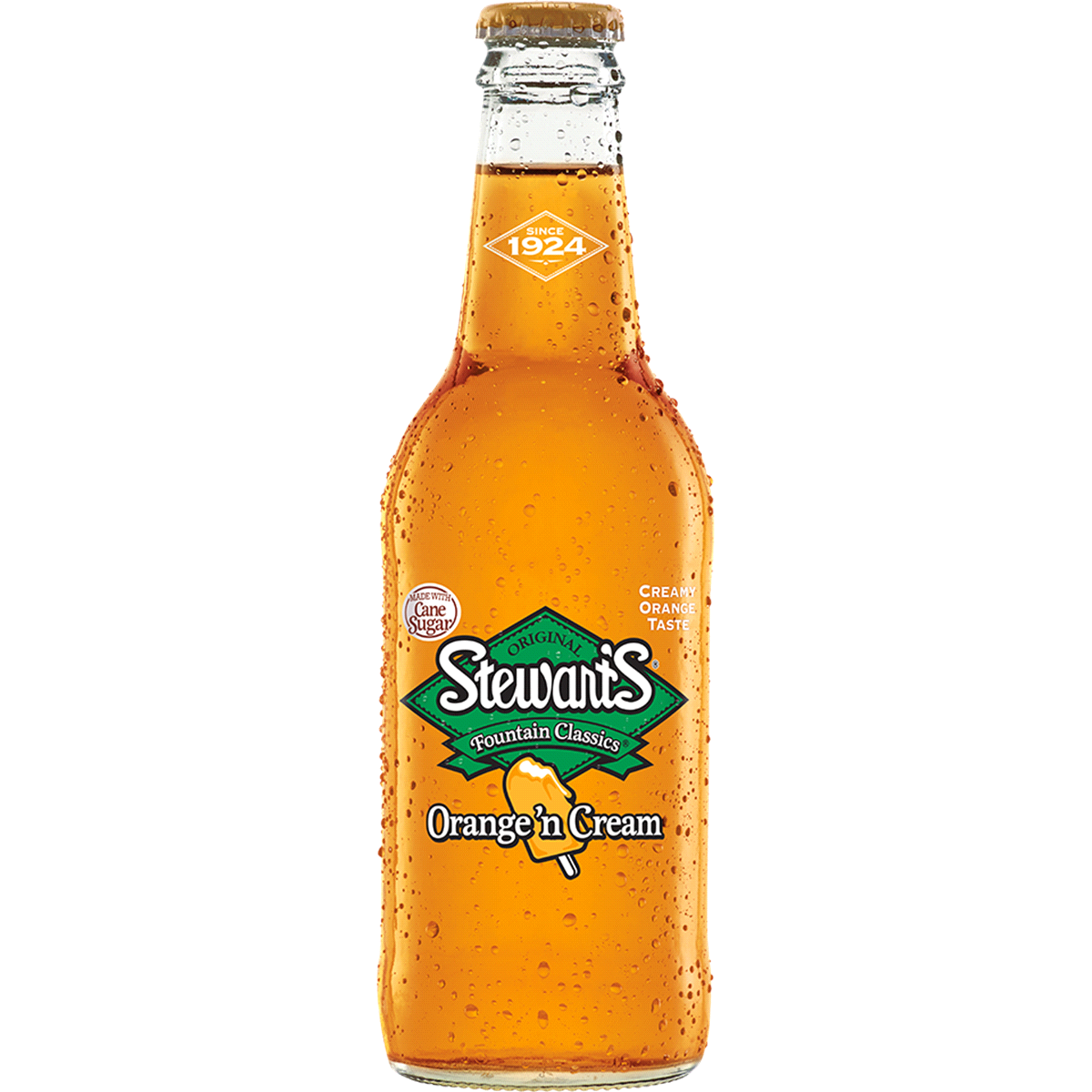 Stewarts Orange Foam Soda