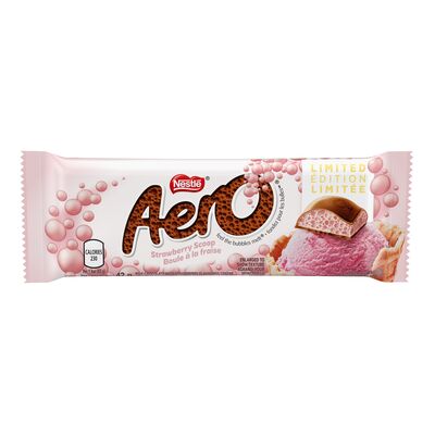 Aero crème glacée à la Fraises