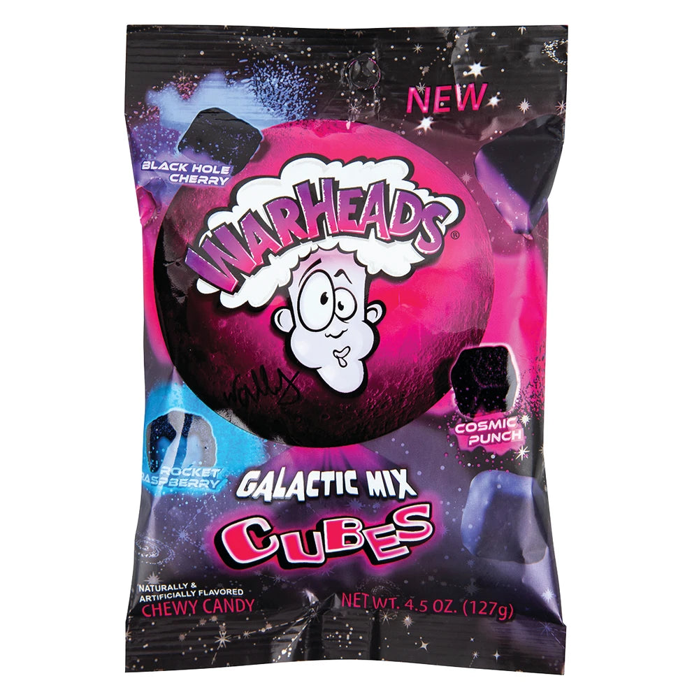 Warheads Galactic Mix Cubes 