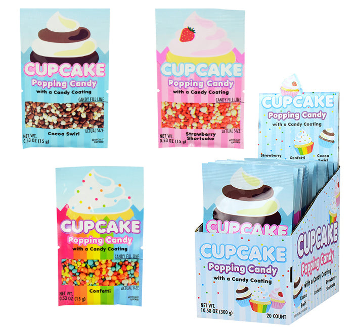 Popping Candy Cupcake