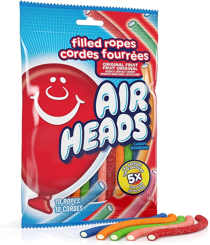 Airheads Cordes fourrées aux fruits