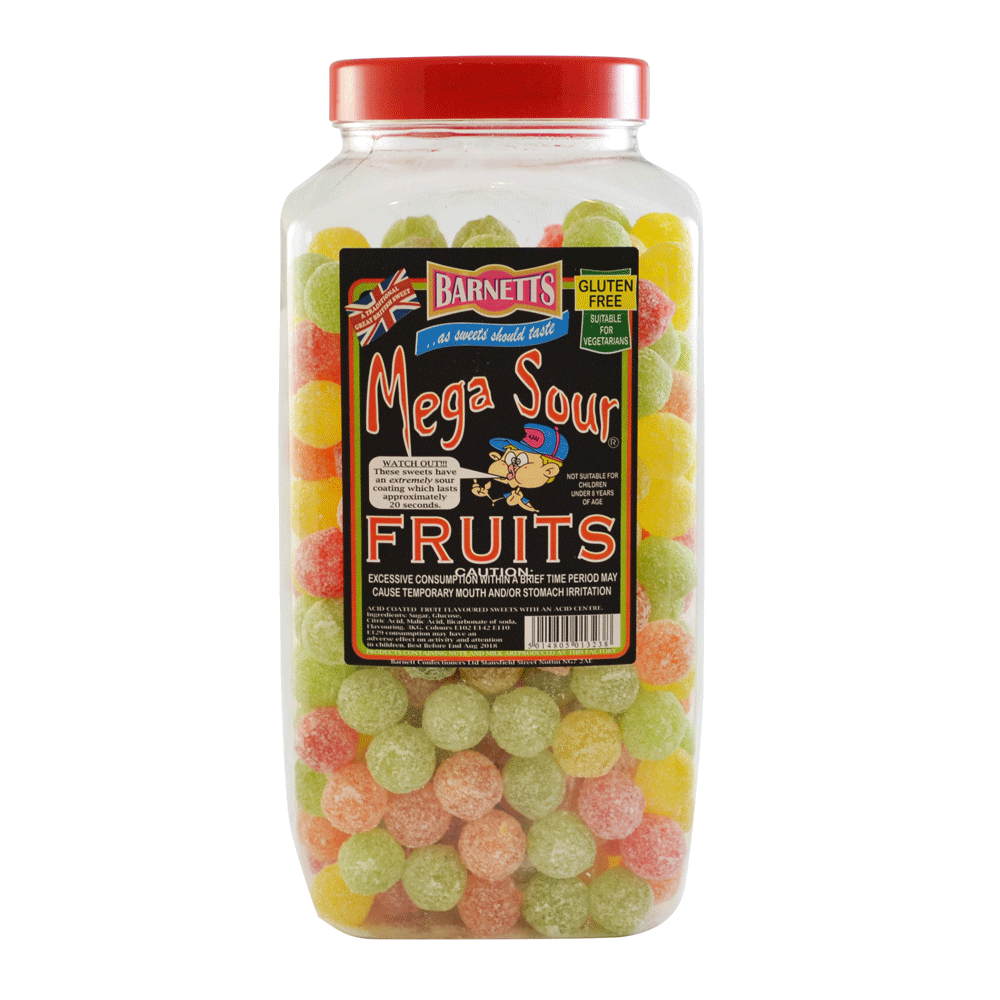 Mega Sour Fruit Candy