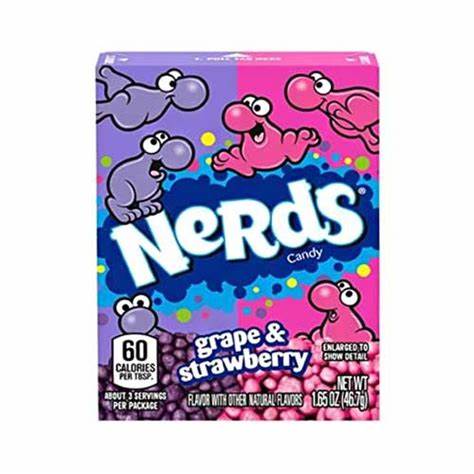 Nerds Raisin Strawberries