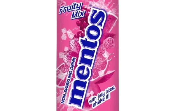 Mentos non-sparkling fruit drink with jelly pieces