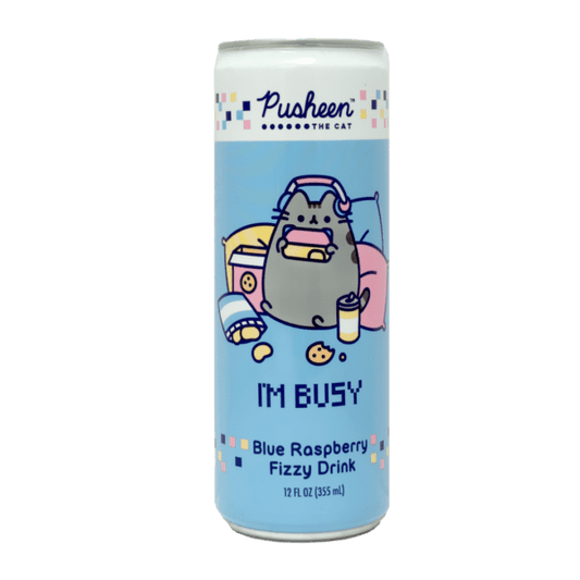 Im Busy pusheen cat Soda Blue Rasberry